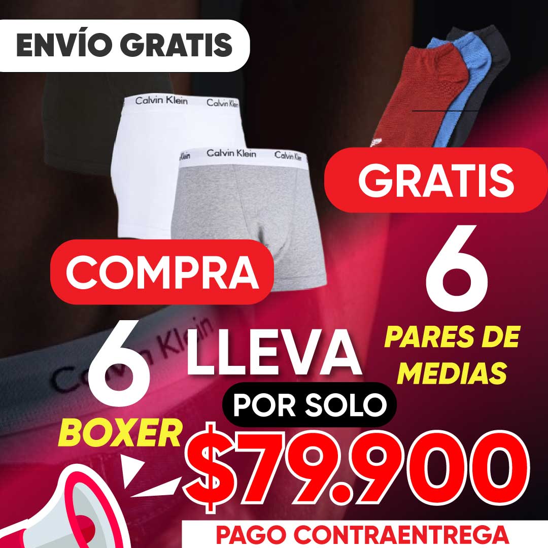 BOXER CK®︎ EN MICROFIBRA + TOBILLERAS GRATIS🎁